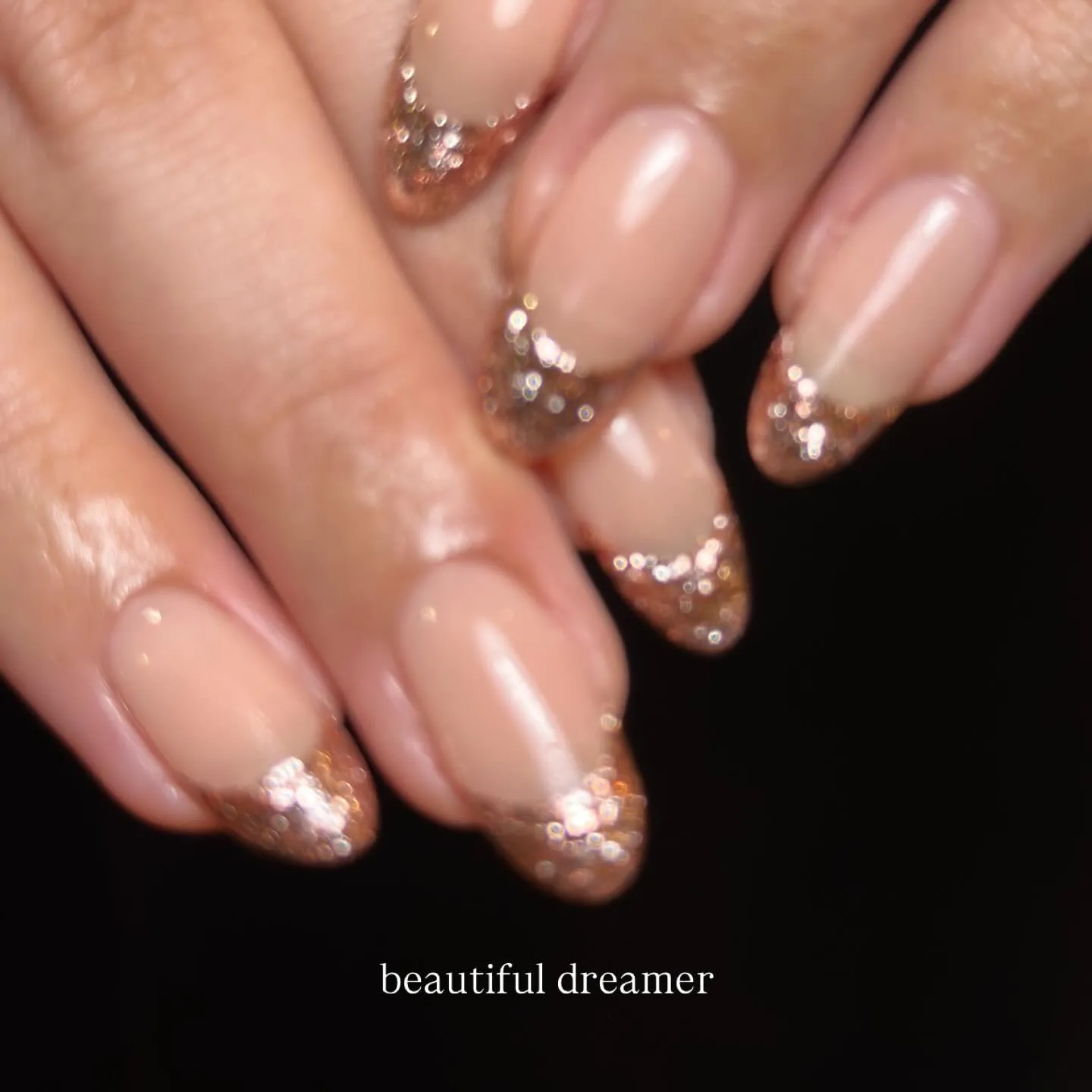 ピンクラメのフレンチ🩷✳︎