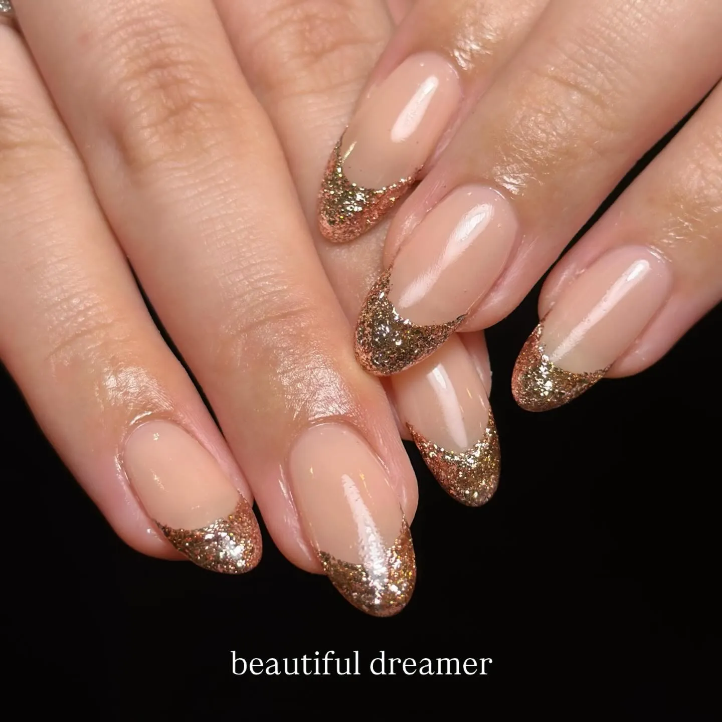 ピンクラメのフレンチ🩷✳︎