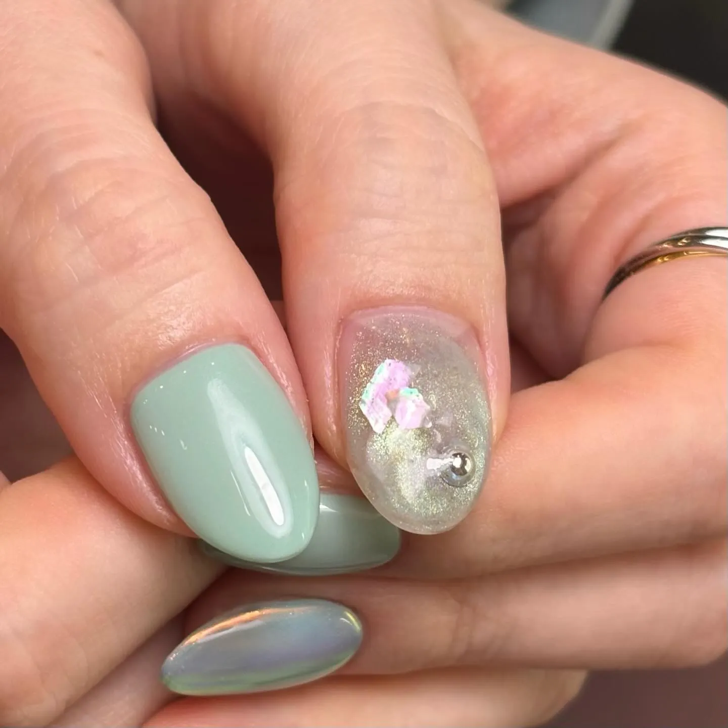 ミックスカラーのグリーン🌱