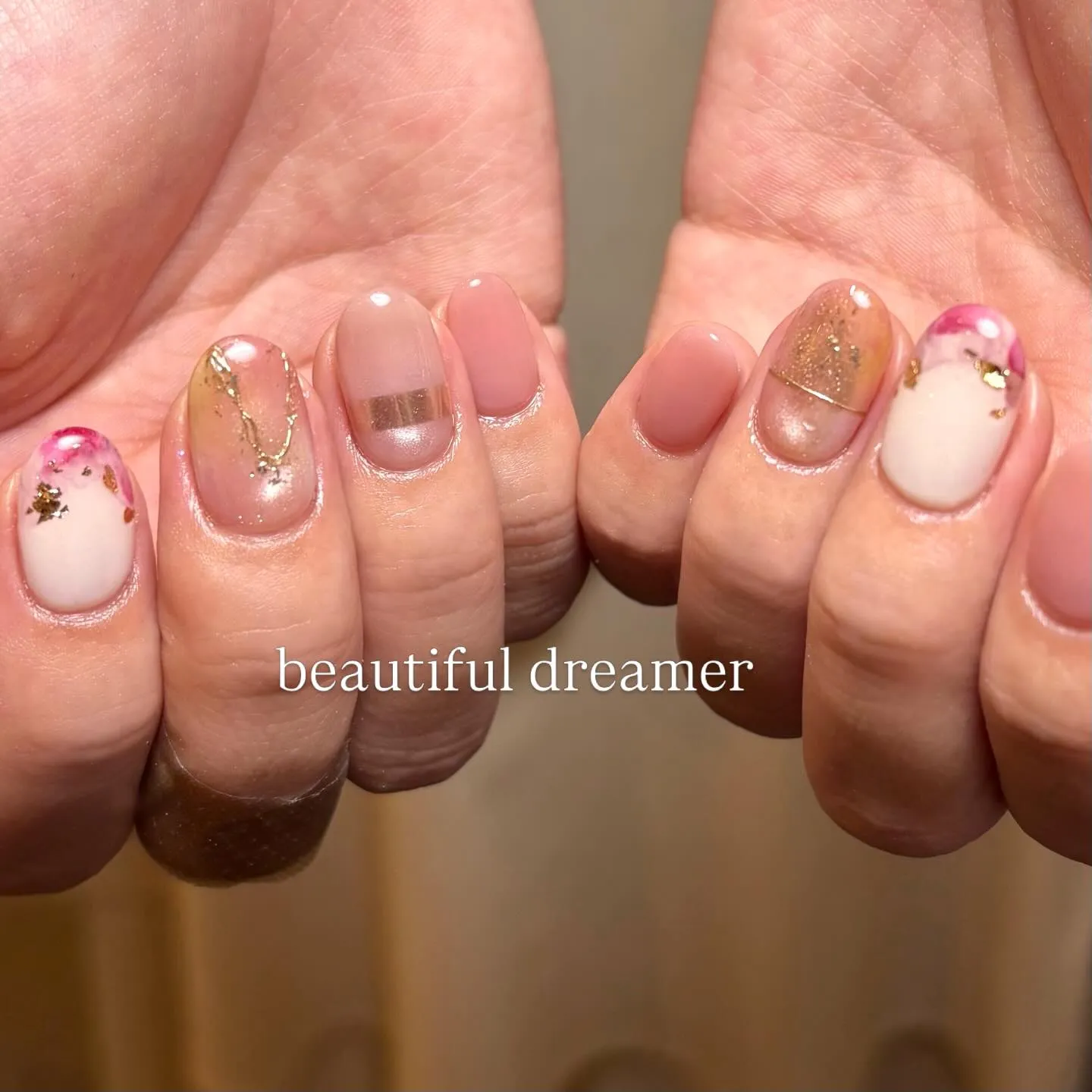 春らしいピンクのニュアンス💐