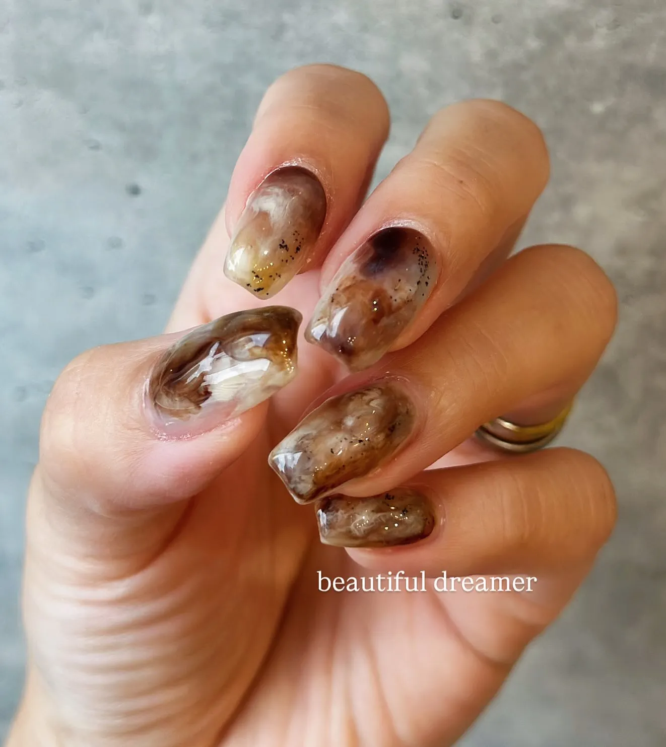 もやっとブラウンネイル🍂